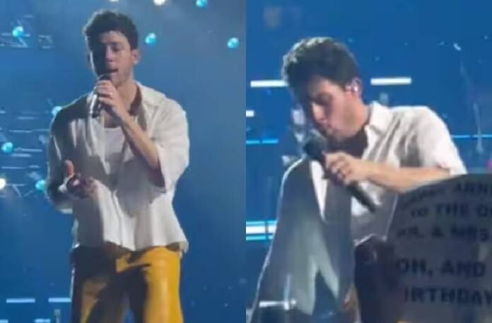 Nick Jonas Fell On Stage