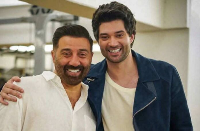 Sunny Deol and Rajveer Deol