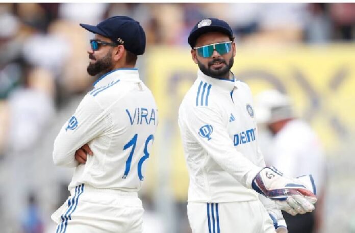 Rishabh Pant and Virat Kohli