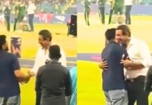 मैदान पर ‘नो हैंडशेक’! लेकिन पाकिस्तानी खिलाड़ी से गले मिले रोहित शर्मा, वीडियो से मचा हंगामा Rohit Sharma