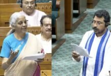 संसद में हंगामा: बजट सत्र में निर्मला सीतारमण ने चंद्रशेखर आजाद को दिया ‘नाम बदलो’ सुझाव, बोले- रावण नहीं.. निर्मला सीतारमण