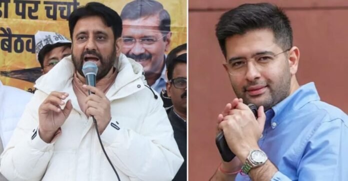 अमनतुल्लाह खान-राघव चड्ढा