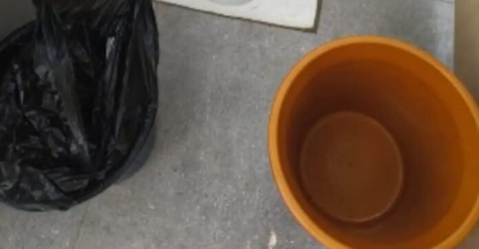 डस्टबिन में डाला शव