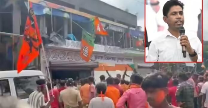 जहांगीर खान के दफ्तर पर बोला धावा