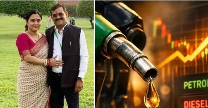 BJP नेता की पत्नी की पोस्ट