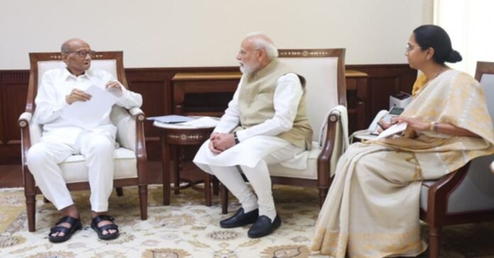 पीएम मोदी और शरद पवार
