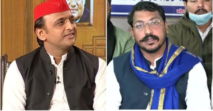 अखिलेश यादव और चंद्रशेखर आजाद
