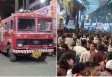 लालबाग गणपति पंडाल के पास आधी रात में मचा हड़कंप, 8 साल की बच्ची समेत दो की मौत; 4 घायल गणपति