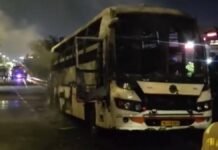 चलती बस से उठी चिंगारी और मची चीख-पुकार, ड्राइवर की बहादुरी ने बचाई 32 यात्रियों की जान लखनऊ