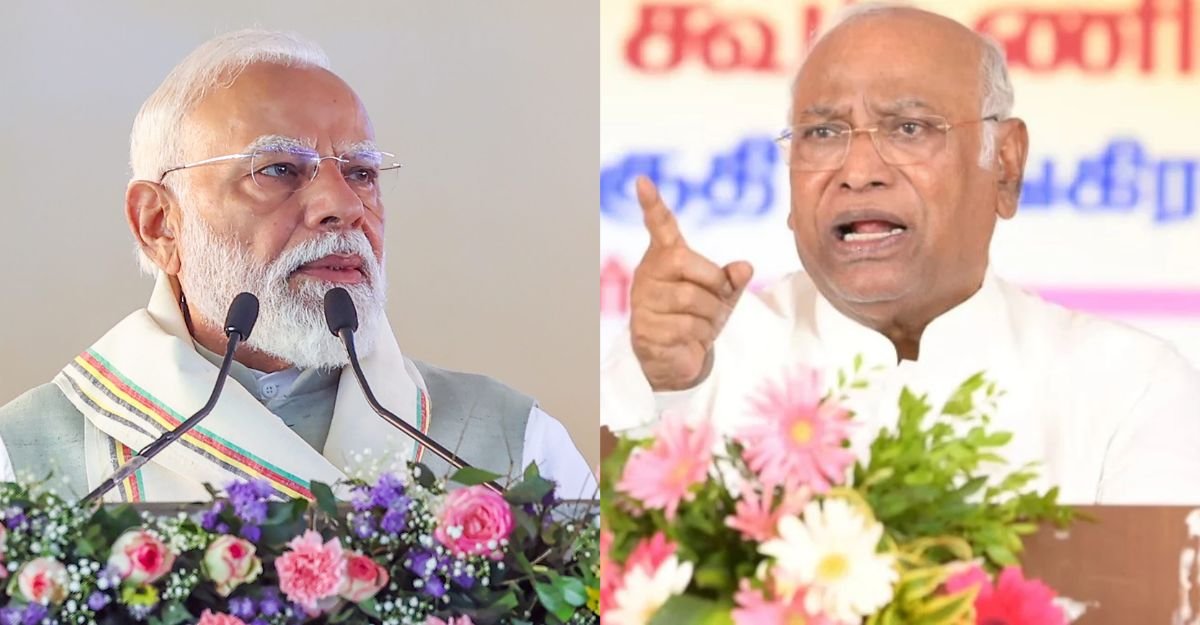 मल्लिकार्जुन खरगे- पीएम मोदी